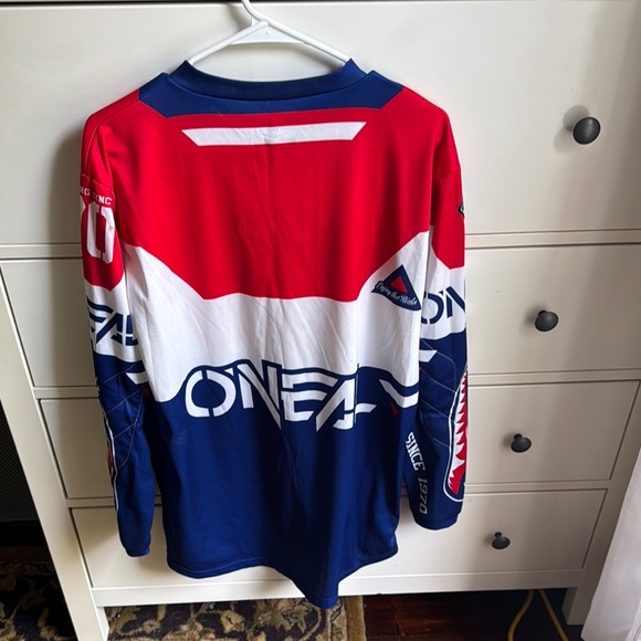 O'Neal Men's Red, White, and Blue Shirt - Picture 2 of 4